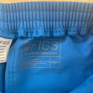 Figs royal blue scrub pants